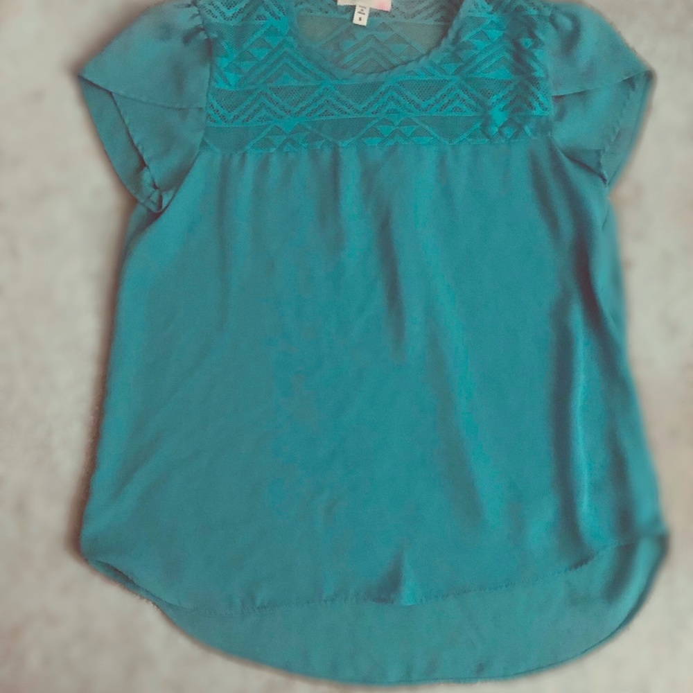 Turquoise Blouse